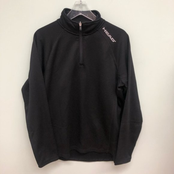 Head Other - Head | Men's Quarter Zip Pullover Shirt | Black | Various Sizes